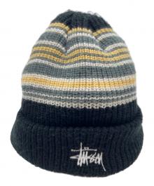 stussy（ステューシー）の古着「ニット帽」｜ブラック