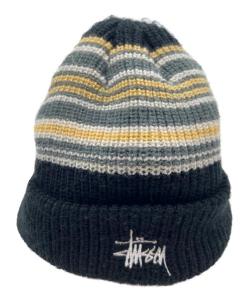stussy（ステューシー）stussy (ステューシー) ニット帽 ブラックの古着・服飾アイテム