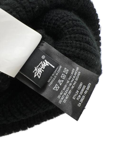 stussy（ステューシー）stussy (ステューシー) ニット帽 ブラックの古着・服飾アイテム