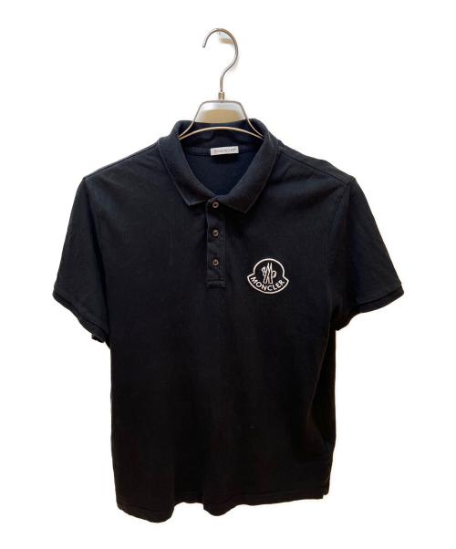 MONCLER（モンクレール）MONCLER (モンクレール) ポロシャツ ブラック サイズ:Sの古着・服飾アイテム
