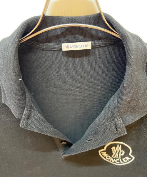 MONCLER（モンクレール）MONCLER (モンクレール) ポロシャツ ブラック サイズ:Sの古着・服飾アイテム