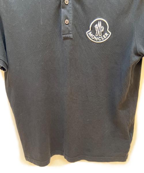 MONCLER（モンクレール）MONCLER (モンクレール) ポロシャツ ブラック サイズ:Sの古着・服飾アイテム