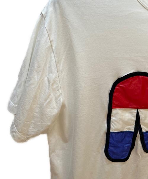 MONCLER（モンクレール）MONCLER (モンクレール) 半袖カットソー ホワイト サイズ:Mの古着・服飾アイテム