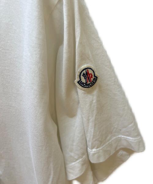 MONCLER（モンクレール）MONCLER (モンクレール) 半袖カットソー ホワイト サイズ:Mの古着・服飾アイテム