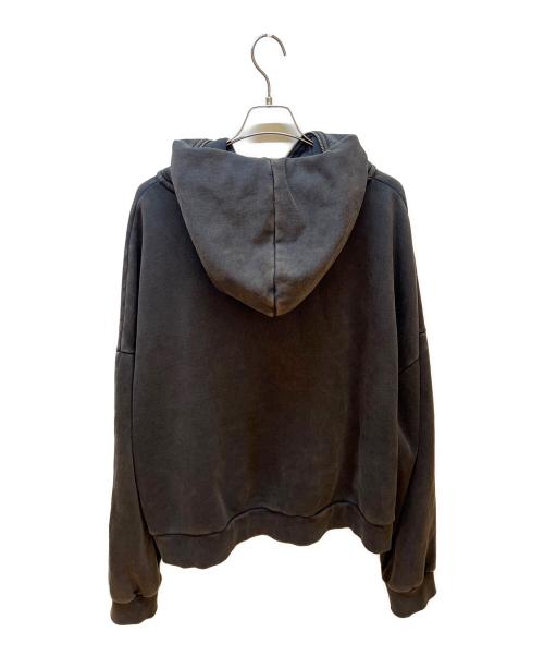 entire studios（エンタイアスタジオ）entire studios (エンタイアスタジオ) ジップパーカー ブラック サイズ:Lの古着・服飾アイテム