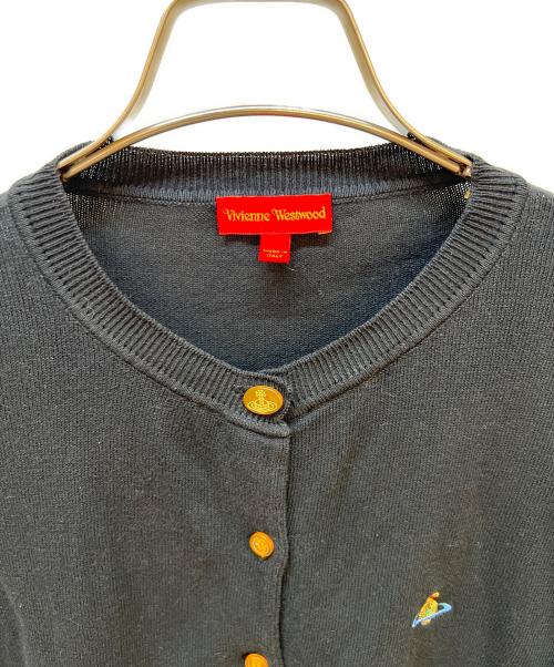 Vivienne Westwood（ヴィヴィアンウエストウッド）Vivienne Westwood (ヴィヴィアンウエストウッド) 薄手カーディガン ブラック サイズ:XSの古着・服飾アイテム