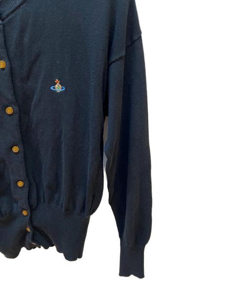 Vivienne Westwood（ヴィヴィアンウエストウッド）Vivienne Westwood (ヴィヴィアンウエストウッド) 薄手カーディガン ブラック サイズ:XSの古着・服飾アイテム