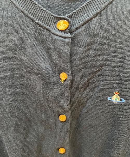 Vivienne Westwood（ヴィヴィアンウエストウッド）Vivienne Westwood (ヴィヴィアンウエストウッド) 薄手カーディガン ブラック サイズ:XSの古着・服飾アイテム