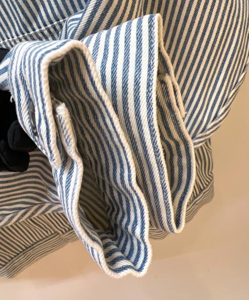 LEVI'S（リーバイス）LEVI'S (リーバイス) ヒッコリーストライプデニムジャケット ブルー×ホワイト サイズ:Lの古着・服飾アイテム