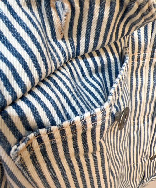 LEVI'S（リーバイス）LEVI'S (リーバイス) ヒッコリーストライプデニムジャケット ブルー×ホワイト サイズ:Lの古着・服飾アイテム