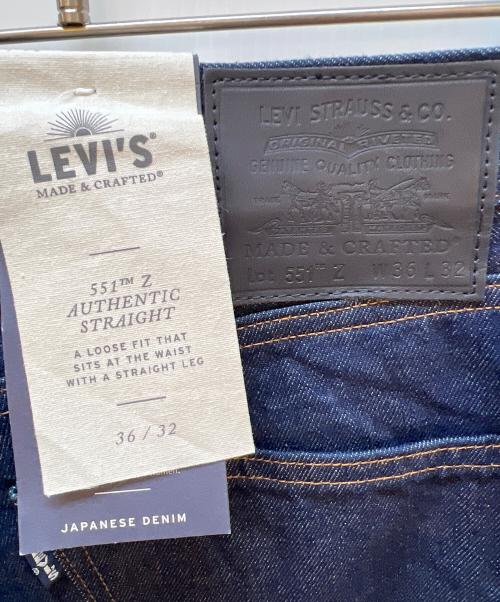 LEVI'S MADE&CRAFTED（リーバイスメイドクラフテッド）LEVI'S MADE&CRAFTED (リーバイスメイドクラフテッド) デニムパンツ インディゴ サイズ:W36 未使用品の古着・服飾アイテム