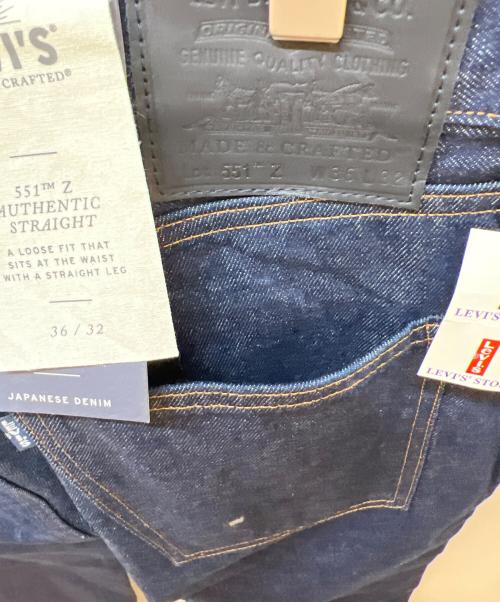 LEVI'S MADE&CRAFTED（リーバイスメイドクラフテッド）LEVI'S MADE&CRAFTED (リーバイスメイドクラフテッド) デニムパンツ インディゴ サイズ:W36 未使用品の古着・服飾アイテム