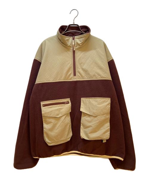Diaspora Skateboards（ディアスポラスケートボードズ）Diaspora skateboards (ディアスポラスケートボードズ) フリースジャケット ブラウン サイズ:XLの古着・服飾アイテム