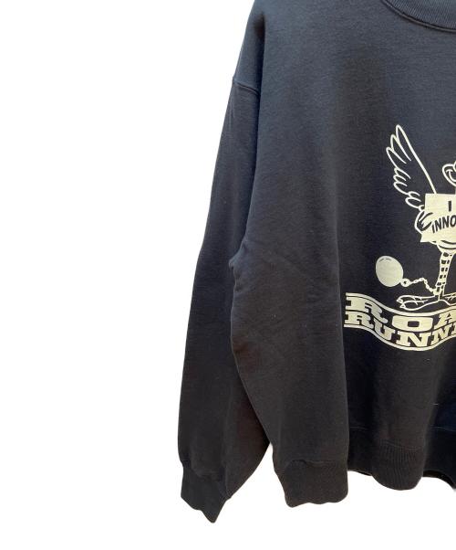 cheswick（チェスウィック）cheswick (チェスウィック) LOONEY TUNES (ルーニーチューンズ) クルーネックスウェット ブラック サイズ:XLの古着・服飾アイテム