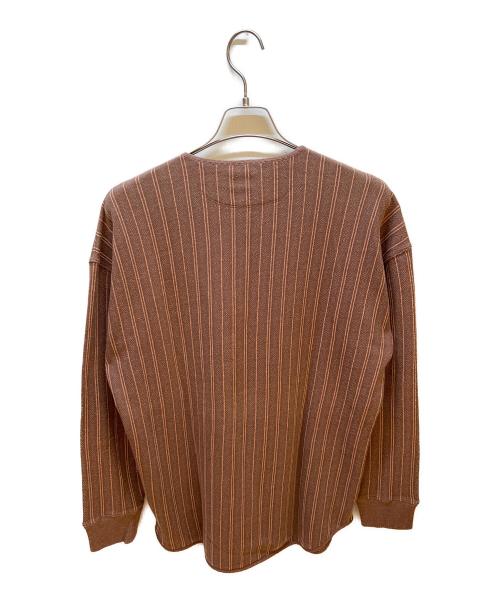 LEVI'S VINTAGE CLOTHING（リーバイス ビンテージ クロージング）LEVI'S VINTAGE CLOTHING (リーバイス ビンテージ クロージング) ヘンリーネックスウェット ブラウン サイズ:L 未使用品の古着・服飾アイテム