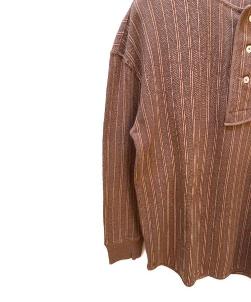LEVI'S VINTAGE CLOTHING（リーバイス ビンテージ クロージング）LEVI'S VINTAGE CLOTHING (リーバイス ビンテージ クロージング) ヘンリーネックスウェット ブラウン サイズ:L 未使用品の古着・服飾アイテム