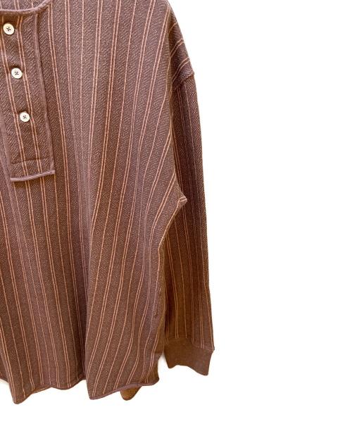 LEVI'S VINTAGE CLOTHING（リーバイス ビンテージ クロージング）LEVI'S VINTAGE CLOTHING (リーバイス ビンテージ クロージング) ヘンリーネックスウェット ブラウン サイズ:L 未使用品の古着・服飾アイテム