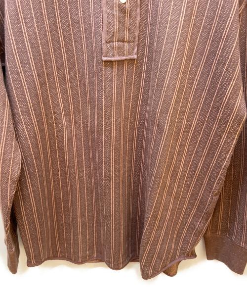 LEVI'S VINTAGE CLOTHING（リーバイス ビンテージ クロージング）LEVI'S VINTAGE CLOTHING (リーバイス ビンテージ クロージング) ヘンリーネックスウェット ブラウン サイズ:L 未使用品の古着・服飾アイテム