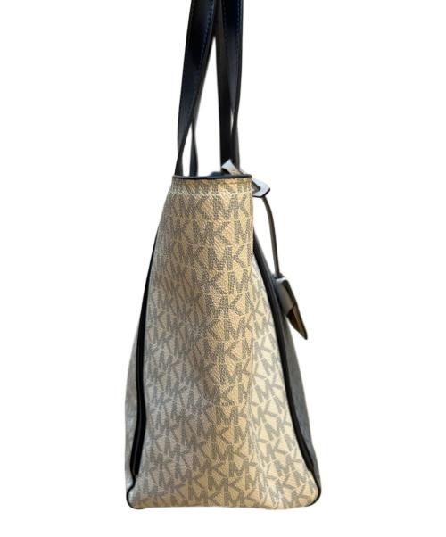MICHAEL KORS（マイケルコース）MICHAEL KORS (マイケルコース) トートバッグ ネイビー×ホワイトの古着・服飾アイテム