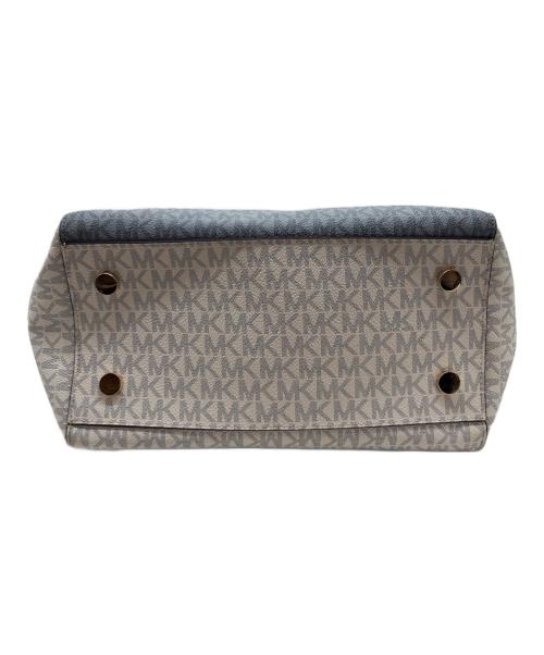 MICHAEL KORS（マイケルコース）MICHAEL KORS (マイケルコース) トートバッグ ネイビー×ホワイトの古着・服飾アイテム