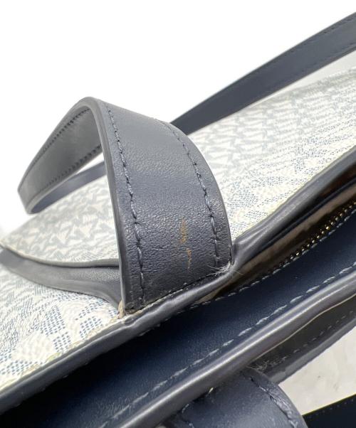MICHAEL KORS（マイケルコース）MICHAEL KORS (マイケルコース) トートバッグ ネイビー×ホワイトの古着・服飾アイテム