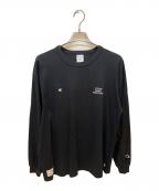 Champion×WTAPSチャンピオン×ダブルタップス）の古着「長袖カットソー」｜ブラック