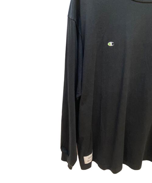 Champion（チャンピオン）Champion (チャンピオン) WTAPS (ダブルタップス) 長袖カットソー ブラック サイズ:XLの古着・服飾アイテム