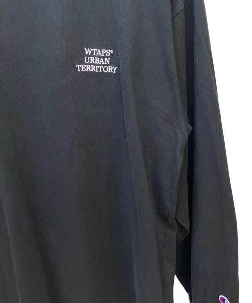 Champion（チャンピオン）Champion (チャンピオン) WTAPS (ダブルタップス) 長袖カットソー ブラック サイズ:XLの古着・服飾アイテム