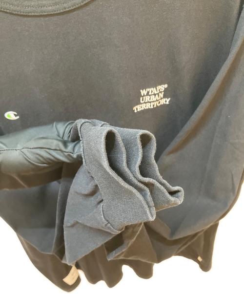 Champion（チャンピオン）Champion (チャンピオン) WTAPS (ダブルタップス) 長袖カットソー ブラック サイズ:XLの古着・服飾アイテム