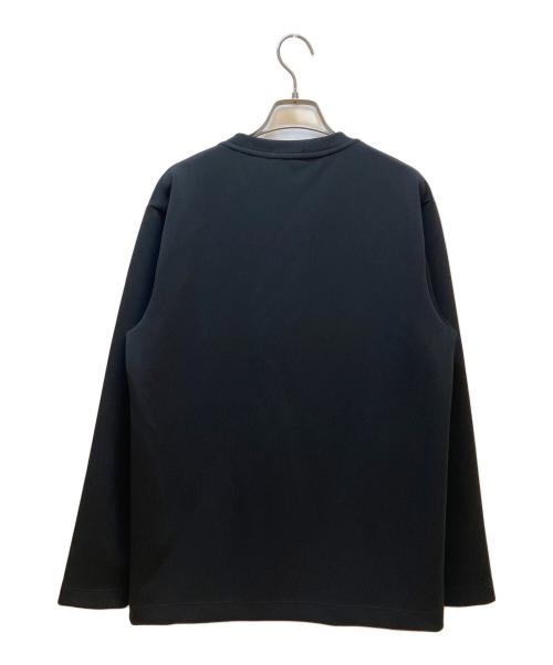 BLACK LABEL CRESTBRIDGE（ブラックレーベル クレストブリッジ）BLACK LABEL CRESTBRIDGE (ブラックレーベル クレストブリッジ) クルーネックスウェット ブラック サイズ:Mの古着・服飾アイテム