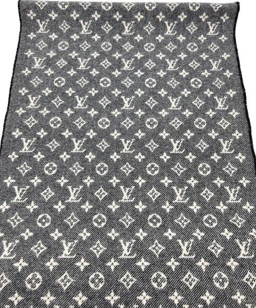 LOUIS VUITTON（ルイ ヴィトン）LOUIS VUITTON (ルイ ヴィトン) エシャルプ・デニムエンベリッシュド グレーの古着・服飾アイテム