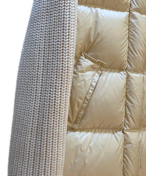 MONCLER（モンクレール）MONCLER (モンクレール) KATIFE GIUBBOTTO アイボリー サイズ:14の古着・服飾アイテム