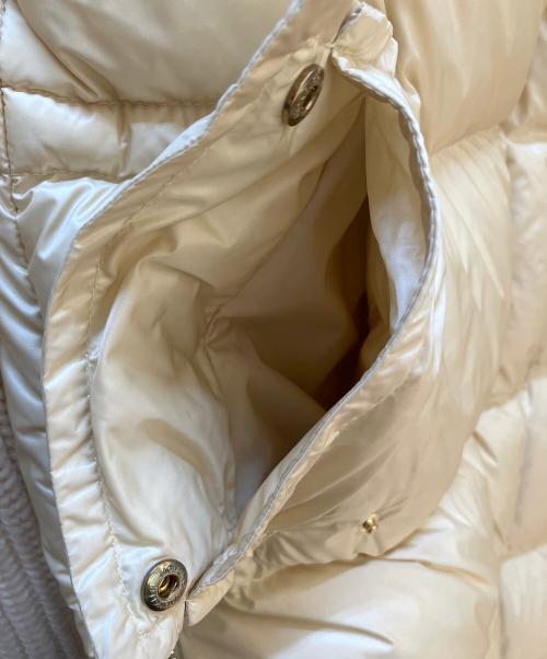 MONCLER（モンクレール）MONCLER (モンクレール) KATIFE GIUBBOTTO アイボリー サイズ:14の古着・服飾アイテム
