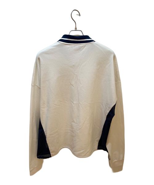 GEM SPORTWEAR（ジェム スポーツウェアー）GEM SPORTWEAR (ジェム スポーツウェアー) ゲームシャツ ホワイト サイズ:Lの古着・服飾アイテム
