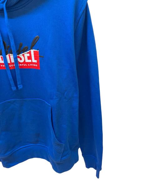 DIESEL（ディーゼル）DIESEL (ディーゼル) パーカー ブルー サイズ:Lの古着・服飾アイテム