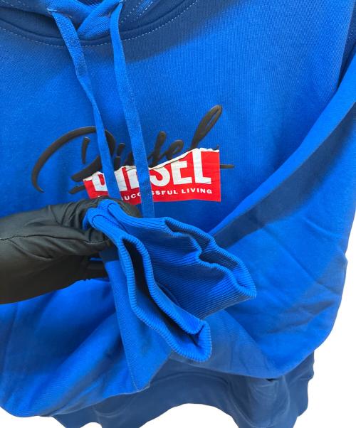 DIESEL（ディーゼル）DIESEL (ディーゼル) パーカー ブルー サイズ:Lの古着・服飾アイテム