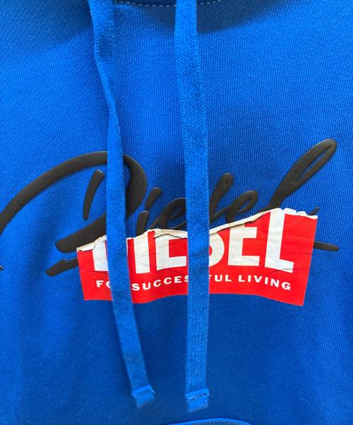 DIESEL（ディーゼル）DIESEL (ディーゼル) パーカー ブルー サイズ:Lの古着・服飾アイテム