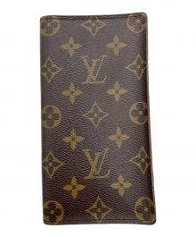 LOUIS VUITTON（ルイ ヴィトン）の古着「長財布/モノグラム･ポルト・カルト・クレディ」｜ブラウン