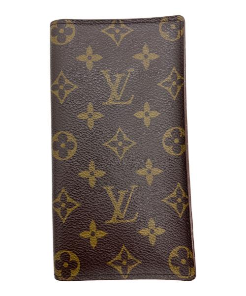 LOUIS VUITTON（ルイ ヴィトン）LOUIS VUITTON (ルイ ヴィトン) 長財布/モノグラム･ポルト・カルト・クレディ ブラウンの古着・服飾アイテム
