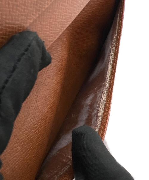 LOUIS VUITTON（ルイ ヴィトン）LOUIS VUITTON (ルイ ヴィトン) 長財布/モノグラム･ポルト・カルト・クレディ ブラウンの古着・服飾アイテム