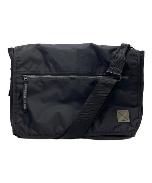 LUGGAGE LABEL（ラゲッジ レーベル）LUGGAGE LABEL (ラゲッジ レーベル) ショルダーバッグ ブラックの古着・服飾アイテム