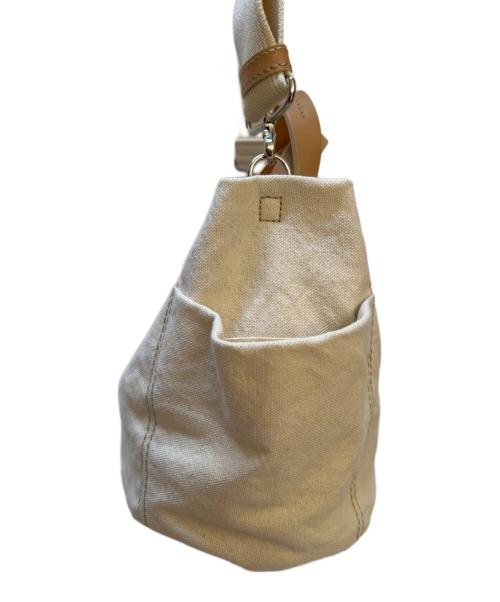 Vivienne Westwood（ヴィヴィアンウエストウッド）Vivienne Westwood (ヴィヴィアンウエストウッド) 2WAYバッグ アイボリー×ブラウンの古着・服飾アイテム