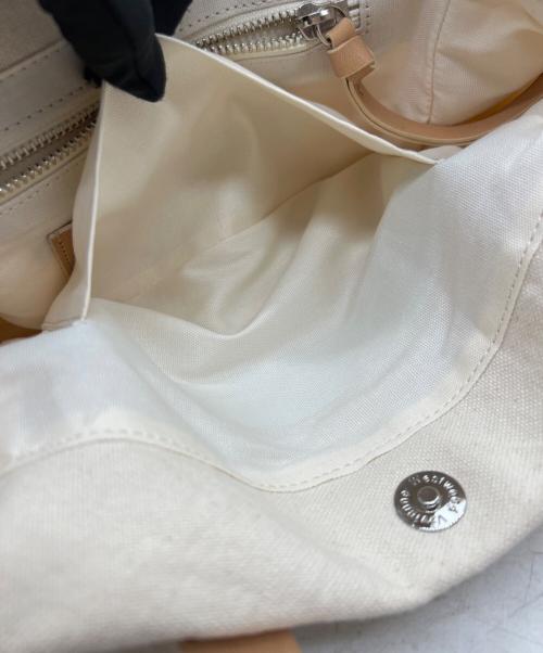 Vivienne Westwood（ヴィヴィアンウエストウッド）Vivienne Westwood (ヴィヴィアンウエストウッド) 2WAYバッグ アイボリー×ブラウンの古着・服飾アイテム