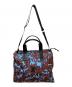 LANVIN en Bleu (ランバンオンブルー) 2WAYバッグ ブルー×ブラウン：8000円