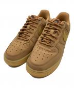 NIKEナイキ）の古着「ローカットスニーカー/Nike Air Force 1 Low '07 WB "Flax/Wheat"」｜ブラウン