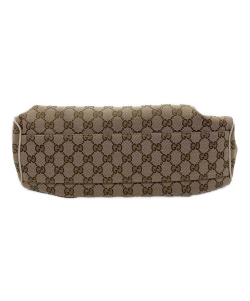 GUCCI（グッチ）GUCCI (グッチ) トートバッグ ベージュ×ホワイトの古着・服飾アイテム