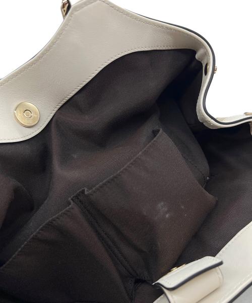 GUCCI（グッチ）GUCCI (グッチ) トートバッグ ベージュ×ホワイトの古着・服飾アイテム
