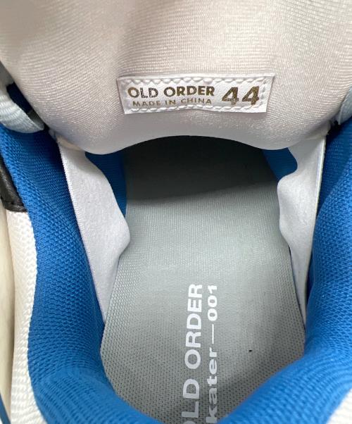 OLD ORDER（オールドオーダー）OLD ORDER (オールドオーダー) ハイカットスニーカー ホワイト×ブラック×ブルー サイズ:27 未使用品の古着・服飾アイテム