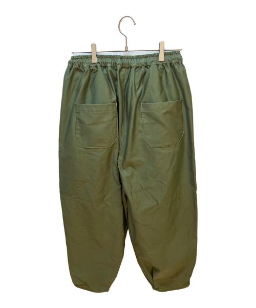 WANTHEM（ワンセム）WANTHEM (ワンセム) LOOSE SHIFT PLEATED PANT グリーン サイズ:SIZE 2の古着・服飾アイテム