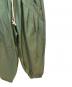 中古・古着 WANTHEM (ワンセム) LOOSE SHIFT PLEATED PANT グリーン サイズ:SIZE 2：9000円